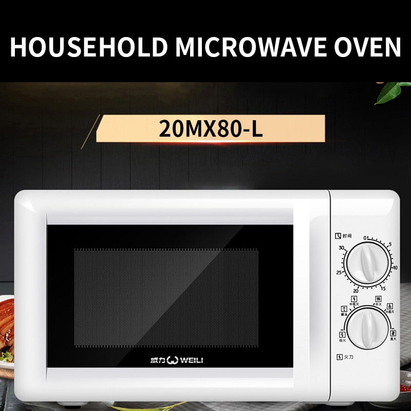 20MX80-L microwave oven Home turntable machine small mini microwave oven Automatic new multi-function microwave oven