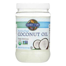 Cargar imagen en el visor de la galería, Garden of Life Organic Coconut Oil - Raw Extra Virgin - Case of 6 - 14 fl oz