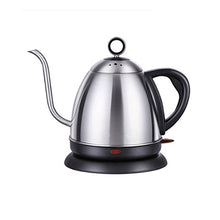 Cargar imagen en el visor de la galería, 220V 1L Gooseneck Kettle Electric Kettle Stainless Steel Drip Coffee Tea Auto-Off Electric Teapot EU/AU/UK/US Plug