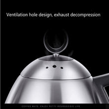 Cargar imagen en el visor de la galería, 220V 1L Gooseneck Kettle Electric Kettle Stainless Steel Drip Coffee Tea Auto-Off Electric Teapot EU/AU/UK/US Plug