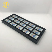 Cargar imagen en el visor de la galería, 270pcs silver plated colored Metal bar Zimbabw trillion Banknote Coin wooden box set with certificates gold coin bars