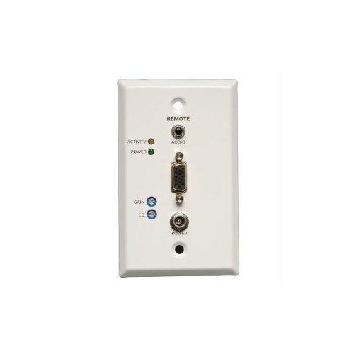 VGA + AUDIO OVER CAT5 CAT6 EXTENDER WALLPLATE RECEIVER 1920X1440