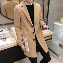 Cargar imagen en el visor de la galería, 29 Styles Men's Autumn Winter Coat Fashion Long Male Pilot Trench Coat 2021 Cardigan Cotton Windbreaker Business Jacket Overcoat