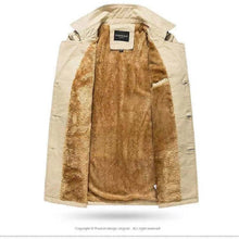 Cargar imagen en el visor de la galería, 29 Styles Men's Autumn Winter Coat Fashion Long Male Pilot Trench Coat 2021 Cardigan Cotton Windbreaker Business Jacket Overcoat