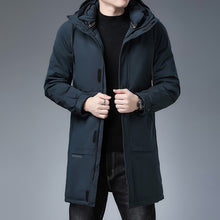 将图片加载到图库查看器,-30 Degree Parkas Men's Long Jacket Men Winter Jacket White Parkas Thicken Coat Fur Hooded Thick Warm Windbreaker