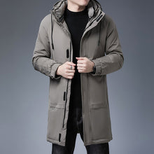 将图片加载到图库查看器,-30 Degree Parkas Men's Long Jacket Men Winter Jacket White Parkas Thicken Coat Fur Hooded Thick Warm Windbreaker