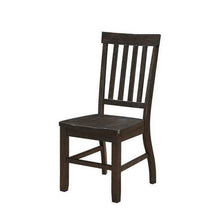 将图片加载到图库查看器,22" X 19" X 40" Rustic Walnut Wood Side Chair  Set of 2