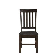 将图片加载到图库查看器,22" X 19" X 40" Rustic Walnut Wood Side Chair  Set of 2
