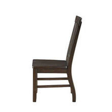 将图片加载到图库查看器,22" X 19" X 40" Rustic Walnut Wood Side Chair  Set of 2