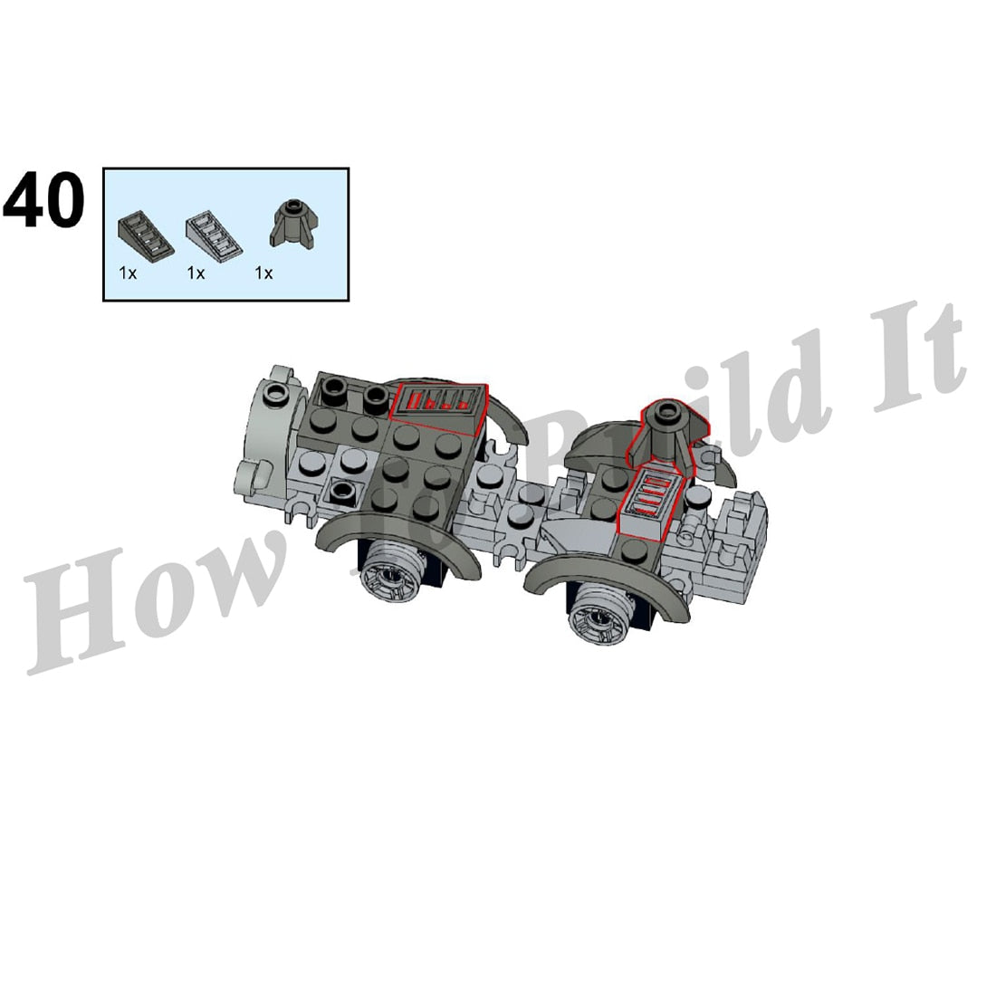 3645 Pieces Ruined City Bricks Small Particle DIY Building Block Stem Toy (Designed by Gabizon and authorized number is MOC-32889 )