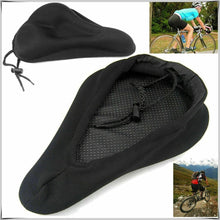 Cargar imagen en el visor de la galería, 3D Soft Thickened Bicycle Seat Breathable Bicycle Saddle Seat Cover Comfortable Foam Seat Mountain Bike Cycling Pad Cushion Cove
