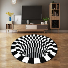 Load image into Gallery viewer, 3D Vortex Illusion Rugs Swirl Print Optical Illusion Areas Rug Carpet Floor Pad Non-slip Doormat Mats for Home Dropshipping