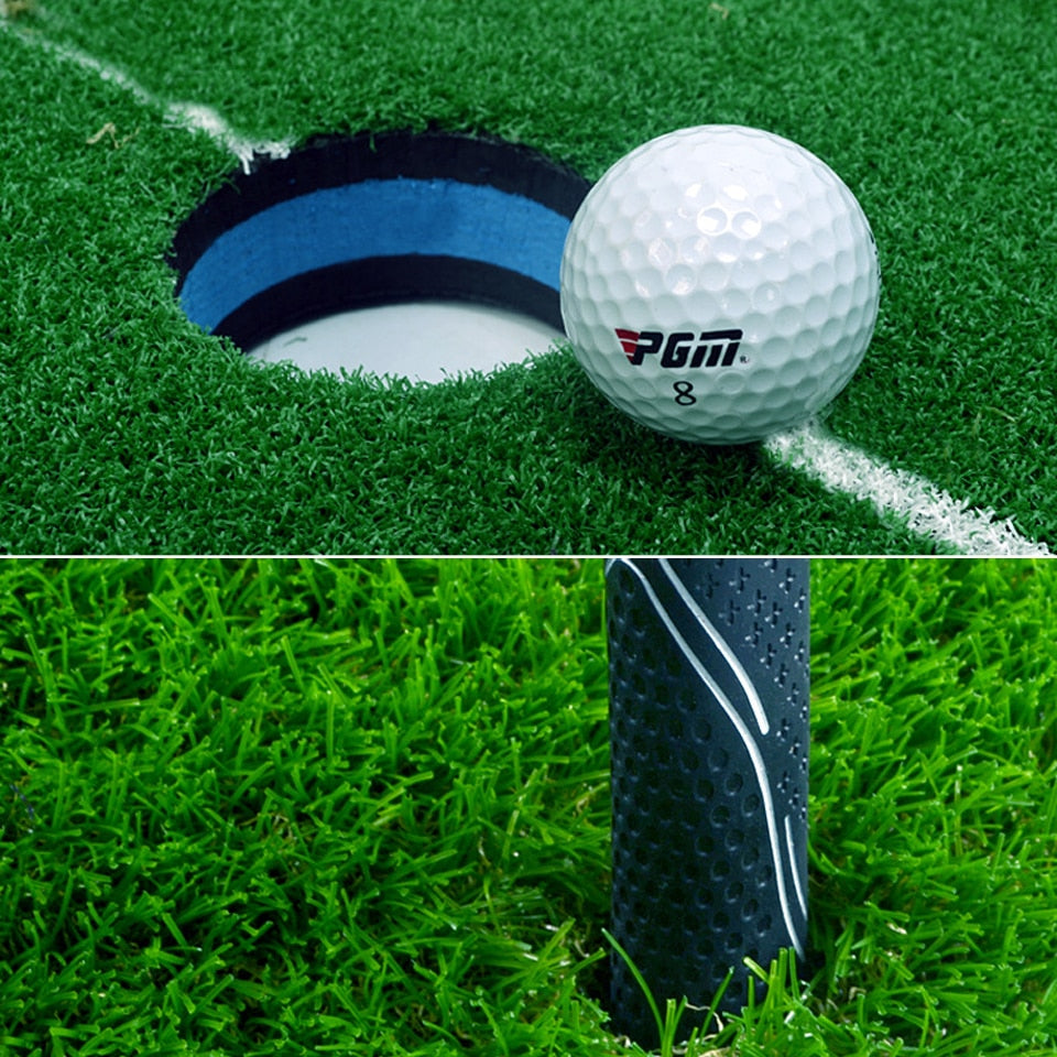 3m Portable Indoor Outdoor Golf Putting Green Trainer Putter Swing Fairway Lawn Golf Training Aids Club Holder Office Home Mat