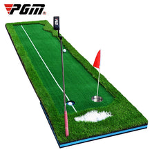 將圖片載入圖庫檢視器 3m Portable Indoor Outdoor Golf Putting Green Trainer Putter Swing Fairway Lawn Golf Training Aids Club Holder Office Home Mat