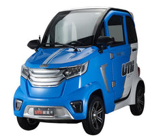 將圖片載入圖庫檢視器 4 Wheels Electric Tricycles for Adult 4-5 Person. Electric Car. Passenger Vehicle Tuk Tuk Mini Car for Sale