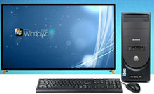 将图片加载到图库查看器,4K 100 inch monitor plus television of French German Spanish English Portuguese Russian language wifi smart led television TV