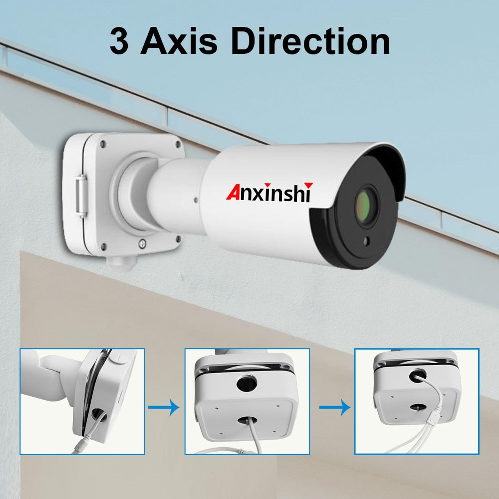 4K HD IP Camera Outdoor Waterproof 8MP Infrared Lamp Light Night Vision Security Camera ONVIF Video Surveillance CCTV Camera