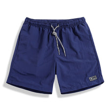 将图片加载到图库查看器,4XL Men Summer Casual Shorts Men Brand New Board Shorts 2018 WaterProof Solid Breathable Elastic Waist Fashion Casual Short Men