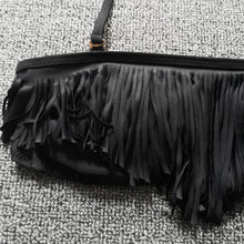 将图片加载到图库查看器,5-16 Year Teenager Girl Bikini Set Tassel Girl Swimsuit Kids Black Fringe Children Swimwear Girl Swimming Bathing Suit Swim Wear