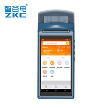 将图片加载到图库查看器,5.5inch Android POS 3G Barcode Scanner Protable POS Terminal with Thermal Printer