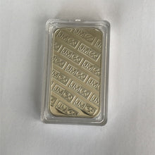 将图片加载到图库查看器,50 Pcs Non Magnetic Johnson Matthey bar JM ingot 1 OZ silver plated souvenir colletiblen coin with different serial number