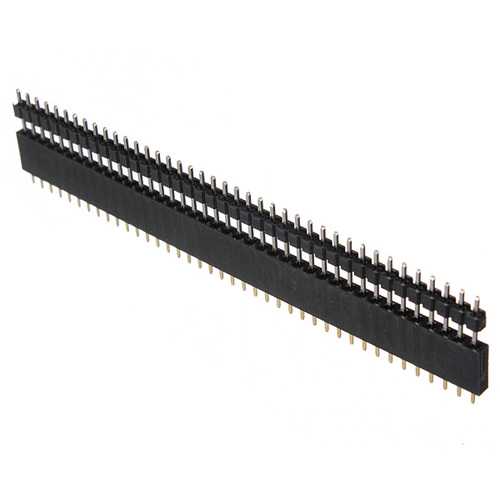 40 Pin 2.54mm Male Female SIL Socket Row Strip PCB Connector
