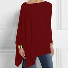 将图片加载到图库查看器,Cotton Irregular Women's Long Sleeve Tunic Blouse Long Sleeve Top Tunic Spring Plus Size Blusas Shirts