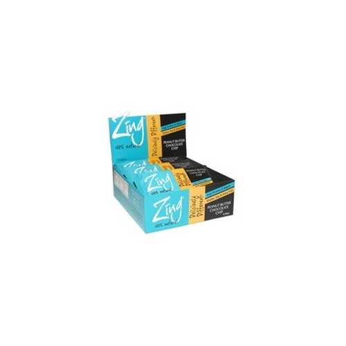 Zing Bars Peanut Butter Choc Chip Bars (12x1.76Oz)