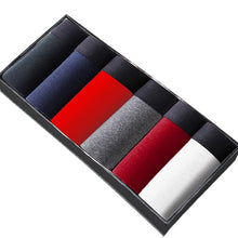 Charger l'image dans la galerie, 6pcs/Lot Cotton Male Panties Men's Underwear Boxers Breathable Man Boxer Solid Underpants Comfortable Shorts Sexy Lingerie L-5XL