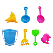 Cargar imagen en el visor de la galería, 7 Piece Beach Toy Sports Games Sand Set Sand Play Sandpit Toy Summer Outdoor Toy Baby Toys  For child Kids plage jeux exterieur