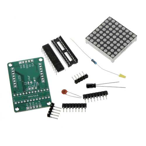 MAX7219 Dot Matrix Module DIY Kit SCM Control Module