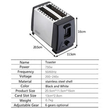 Charger l'image dans la galerie, 750W 220V Toaster Bread Toasters oven baking kitchen appliances toast machine breakfast sandwich fast safety maker