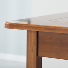 Charger l'image dans la galerie, 80x80x76 Square Dining Table Dark Brown Modern Simple Quality Bamboo Desk Small Apartment Home Forniture Optional Metrable Chair