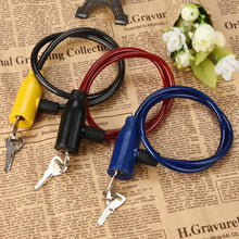 Cargar imagen en el visor de la galería, 8x640mm Cable Anti-Theft Bicycle Locks Cycling Bike Scooter Safety Lock Bike Alarm Locks With 2 Keys велосипедные аксусуары
