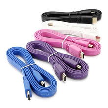 Charger l'image dans la galerie, 1.5M V1.4 Flat HD Cable For BLURAY 3D DVD PS3 HDTV XBOX 360