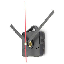 Load image into Gallery viewer, Black & Red Hands DIY Quartz Wall Clock Movement Mechanism