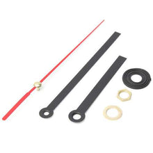 Load image into Gallery viewer, Black & Red Hands DIY Quartz Wall Clock Movement Mechanism