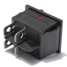 Cargar imagen en el visor de la galería, 2Pcs Red Light 4 Pin DPST ON-OFF Rocker Boat Switch 13A/250V 20A/125V