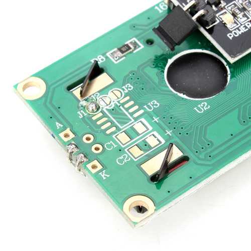 IIC/I2C 1602 Yellow Green Backlight LCD Display Module Geekcreit for Arduino - products that work with official Arduino boards