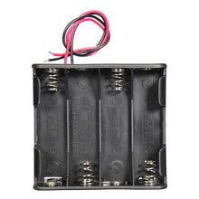 将图片加载到图库查看器,5Pcs 12V 8 x AA Battery Clip Slot Holder Stack Case 6 Inch Leads Wire