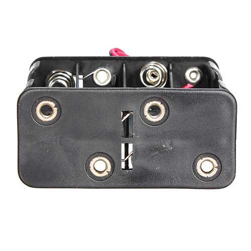 5Pcs 12V 8 x AA Battery Clip Slot Holder Stack Case 6 Inch Leads Wire