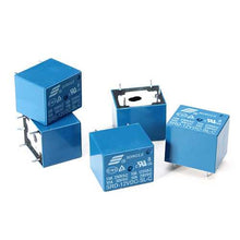 Load image into Gallery viewer, 20Pcs SONGLE Mini 12V DC Power Relay SRD-12VDC-SL-C PCB Type