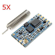 Load image into Gallery viewer, 5Pcs Geekcreit? HC-12 433MHz SI4438 Wireless Serial Module Wireless Transceiver Transmission Serial Communication Data Board Remote 1000M