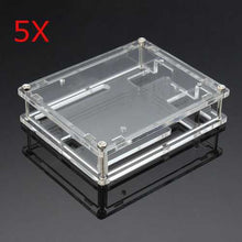 Cargar imagen en el visor de la galería, 5Pcs Transparent Acrylic Shell Box For UNO R3 Module Case