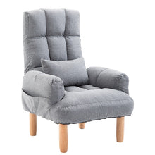 將圖片載入圖庫檢視器 Adjustable Backrest Living Room Sofa Furniture Fabric Foldable Sofa Filler Sponge Lazy Chair Sillon Multifunction Futon Japones