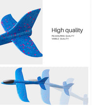 Load image into Gallery viewer, Airplane Glider Foam Toys Inertial Roundabout Flying Epp Jet Aircraft model Toy Outdoor Sports Fun Planes For kids boy Children