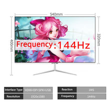 Cargar imagen en el visor de la galería, Amoi 1 MS 144HZ 24" Monitor Gamer LCD Curved Monitor PC 1080p Gaming Monitor Flat panel display desktop HDMI Computer Monitor