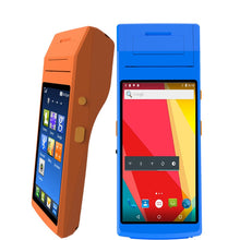 将图片加载到图库查看器,Android POS Terminal 58mm paper ticket label sticker printing Handheld 1D 2D barcode scanner with thermal printer