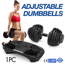 Cargar imagen en el visor de la galería, Arm Muscles Adjustable Dumbbell Free Shipping 90Lbs Gym Equipment Cheap 1090 Adjustable Dumbells 1Pair 40KG Dumbbell Set