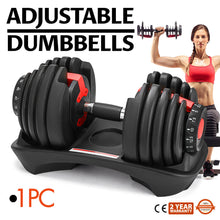 Cargar imagen en el visor de la galería, Arm Muscles Adjustable Dumbbell Free Shipping 90Lbs Gym Equipment Cheap 1090 Adjustable Dumbells 1Pair 40KG Dumbbell Set
